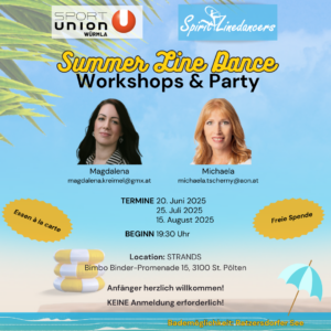 Beitragsbild Summer Line Dance Workshops & Party